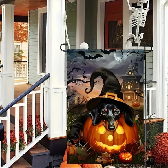 Garden Flag, 12x18 Inch, Double-Sided Waterproof Polyester, Halloween, N… - Picture 5 of 8